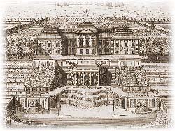 Рисунок с граюры  Большой дворец